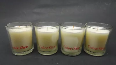 4 Pc Calvin Klein Jar Candle CINNAMON BERRY Scented Mini Travel Size 1.9 Oz Each • £17.48