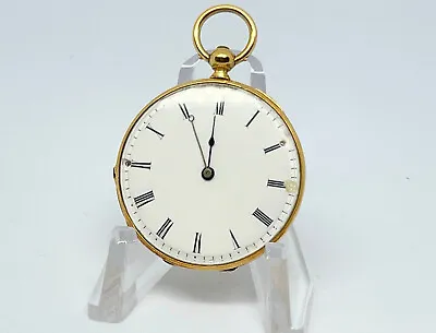 K18 Vacheron Constantin Pocket Watch 1800's Solid Gold Case VERY NICE BEAUTIFUL • $2500