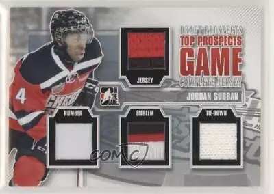 2013 ITG Draft Prospects Top Game Complete Jersey Silver Jordan Subban #TPCJ-14 • $9.40