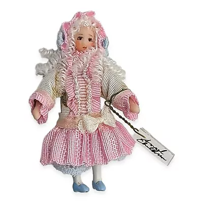 $58.99 • Buy Vtg 1989 Ethel Hicks Angel Children Doll Miniature 1:12 Melinda NEVER DISPLAYED
