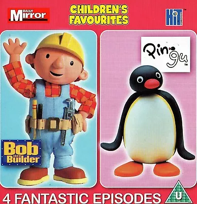 Bob The Builder & Pingu - 4 Fantastic Episodes Children's Animation : PROMO DVD • £2.69