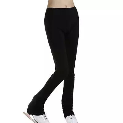 £23.96 • Buy Ice Figure Skating Practice Long Pants Women Girls' Warm Tights Trousers L