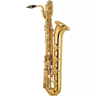 Yamaha YBS-480 Intermediate Eb Baritone Saxophone Gold Lacquer Lacquer Keys • $6593.99