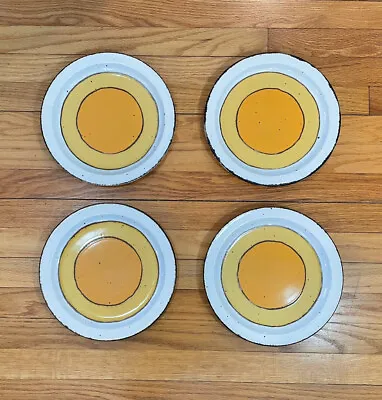 4 Vintage STONEHENGE MIDWINTER SUN Dinner Plates England 10.5” EXCELLENT! • $79.50