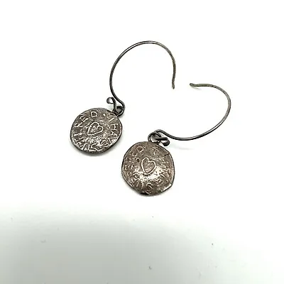 Alex Monroe Hoop Earrings I Have SUFFERED Sterling Silver  Collectable Preloved • $183.95