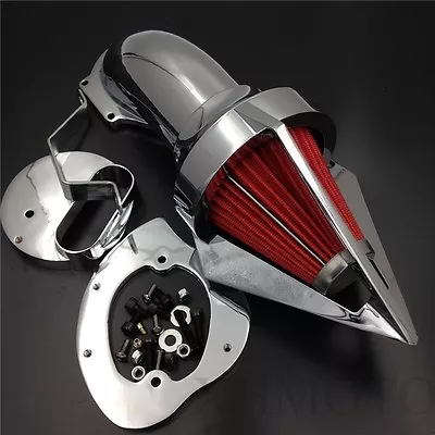 $97.05 • Buy Spike Air Cleaner Kit For Yamaha V-Star 1100 Dragstar XVS1100 1999-2012 CHROME