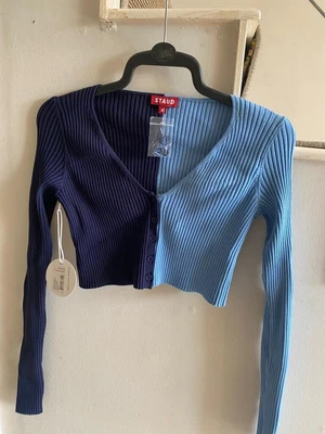 $61.66 • Buy Stunning BRAND NEW Staud Crop Cardigan, Blue
