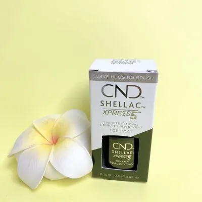 CND Shellac Xpress5 Gel Top Coat - 5 Minute Removal 0.25oz • $26.96