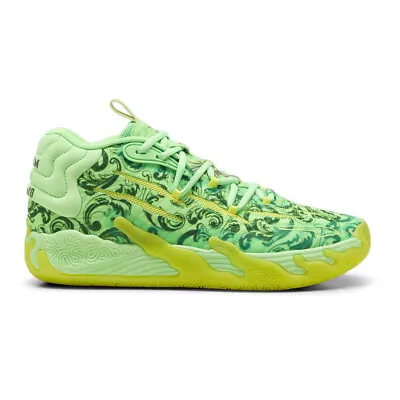 Puma Mb.03 La France Basketball  Mens Green Sneakers Athletic Shoes 37923301 • $124.99