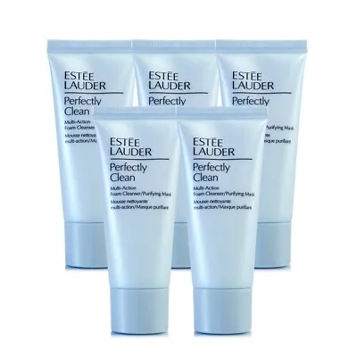 £39.59 • Buy Estee Lauder Perfectly Clean Foam Cleanser Purifying Mask Mousse 30ml* 5 = 150ml