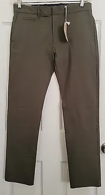 J. Crew Pants Mens 30X30 Green 484 Slim Performance Tech Pant Chino Stretch NWT • $29.99