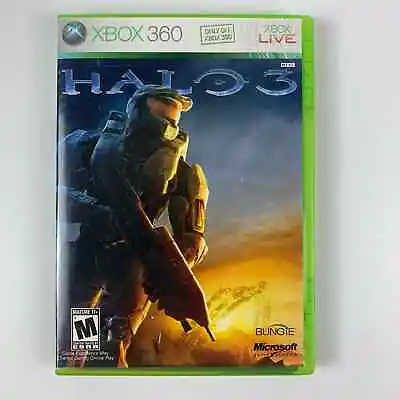 XBOX 360 2007 - Halo 3 W Manual - Xbox Live Microsoft • $12.34