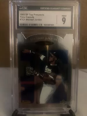 1995 SP Top Prospects #TC1 Michael Jordan CGC Mint 9 1401016874001 Rookie H.O.F. • $50