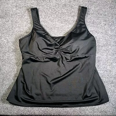 Miraclesuit Tank Women Size 18W Black • $29.99