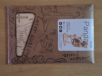 Rolife Panda Modern 3D Laser Cut Wooden Puzzle TG202 Plywood NEW SEALED • £7.99