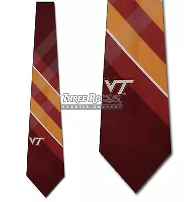 Virginia Tech Hokie Ties FREE SHIPPING Mens Hokies Necktie Licensed Neck Tie NWT • $25