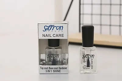 Saffron LONDON Nail Care - 3 In 1 Shine - Top Coat/Base  • £3.49