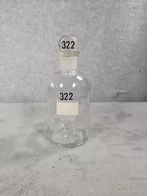 Vitro #322 Glass Lab Bottles W/ Stoppers Apothecary • $19.98