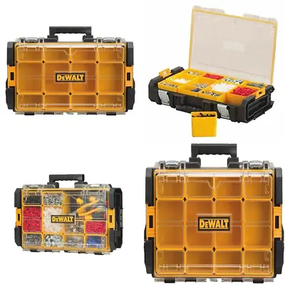 $77.23 • Buy Dewalt Organizer Storage Box Tough System Bucket Tool Case Drill Bit Screw 12Cup
