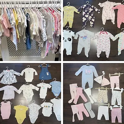 £29.99 • Buy Baby Girl Clothes Bundle Up To 1 Month First Size Newborn 0-3 Months