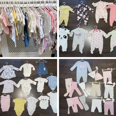 £29.99 • Buy Baby Girl Clothes Bundle Up To 1 Month First Size Newborn 0-3 Months