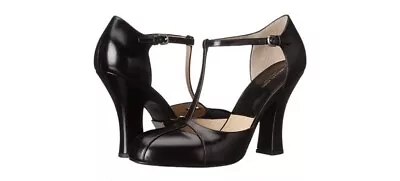 NEW Michael Kors Collection Chiara Runway Mary Jane T-Strap Pumps (some Scuffs). • $179