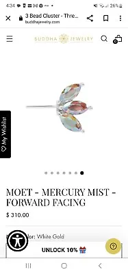 MOET- Mercury Mist- Forward Facing-buddha Jewelry Organics • $175