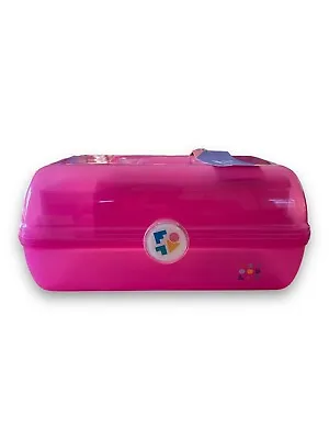 Caboodles On The Go Girl Storage Box Model 5626 Pink Sparkle Made In USA • $10