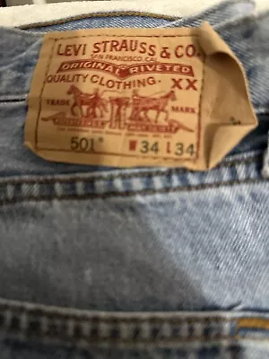 Vintage Levi’s 501 Jeans W34L34 • £9.99