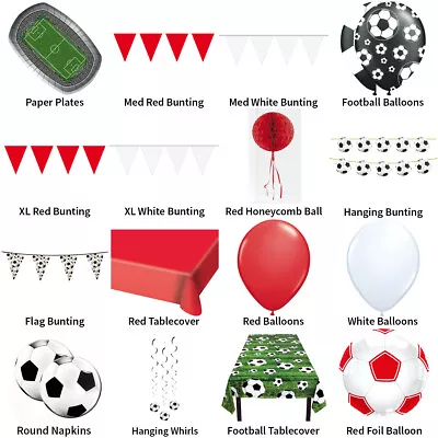 Arsenal Fc Football Party Decorations - Partyware Complete Selection • £5.19