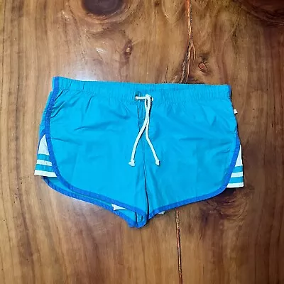 Vintage 70s 80's Jantzen Swim Trunks Shorts Men's 30 USA Made Blue Lined H3-2 • $23.99