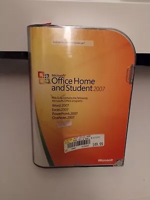 Genuine Retail Microsoft Office Home And Student 2007 Full Version W/ Key • $18.04