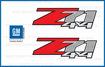 Set Of 2: 2009 Chevrolet Silverado Z71 4x4 Decals - F - 1500 2500 HD Stickers • $22.96