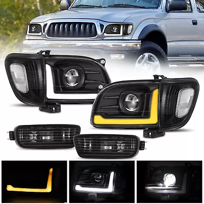 6PCS LED Projector Sequential Headlights For 2001-2004 Toyota Tacoma LED DRL L+R • $190.99