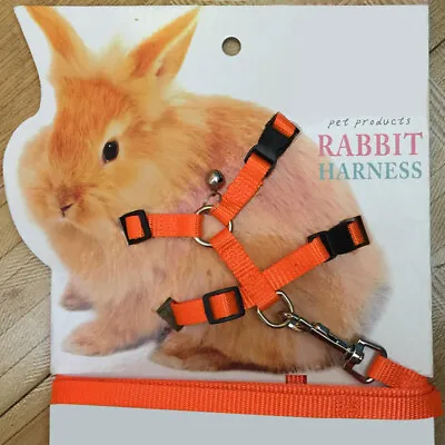 £4.52 • Buy Adjustable Harness Rabbit Hamster Pet Rat Mouse Leash Lead Traction Rope LY