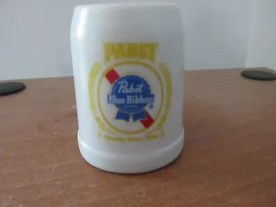 Pabst Blue Ribbon Beer Mini Stein Mug Ceramarte Brazil PBR Beer Collectible  • $5