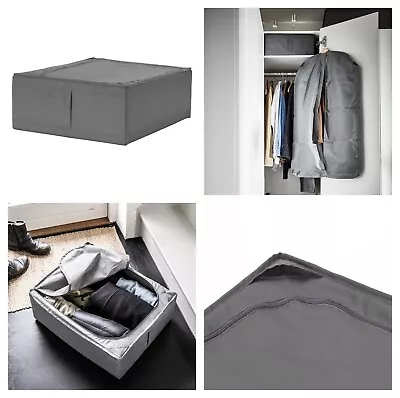 IKEA SKUBB Storage Case Wardrobe Clothes Organiser Under BedDark Grey44x55x19cm • £12.62