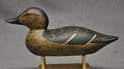 MASON STYLE Glass Eye Std. Grade Green-wing Teal Hen Duck Decoy Decoys OP • $174.99