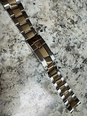 $3100 • Buy Rolex 78593 20mm Two-Tone 18K Yellow Gold Steel Oyster Bracelet For Daytona GMT
