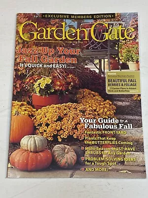 Garden Gate Magazine Oct 2014 Fall Front Yard Butterflies Plants Berries Foliage • $9.99