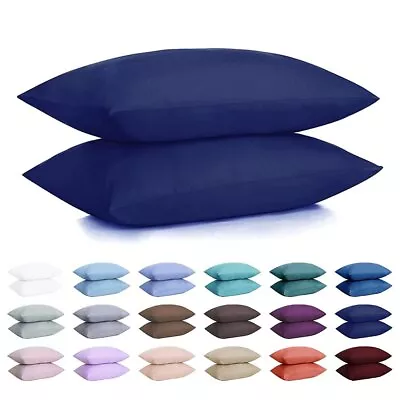 1500TC Pillowcases Pillow Cases Ultra Soft Standard Queen King European Size Bed • $9.49