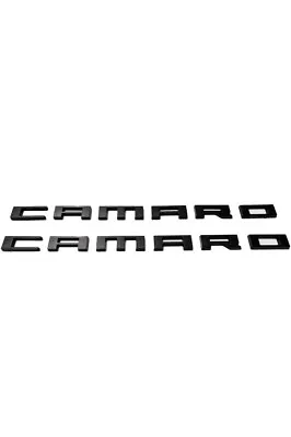 2pcs CAMARO Letter Emblem For RS SS ZL1 Z28 Camaro 2010-2015 Fender (Black) • $18.50