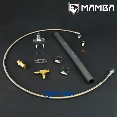 TD05H Oil-Cooled Turbo Oil Feed & Return Drain Line For TOYOTA 2H HJ47 HJ60 HJ75 • $132.44