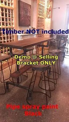 $214 • Buy Rustic Industrial Pipe DIY Cafe Pub Bar Table Shop High Chair Leg Frame DTL052