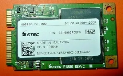 Dell Inspiron Mini 9 910 8GB SSD Solid State Drive STEC PATA PCI-E D154H • $13.99