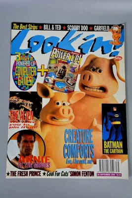 £10 • Buy Look In Magazine, 26 September 1992 No.39 Arnold Schwarzenegger Poster