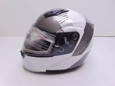 GMAX MD-04S Modular Reserve Snow Helmet White/Silver Large • $59.99