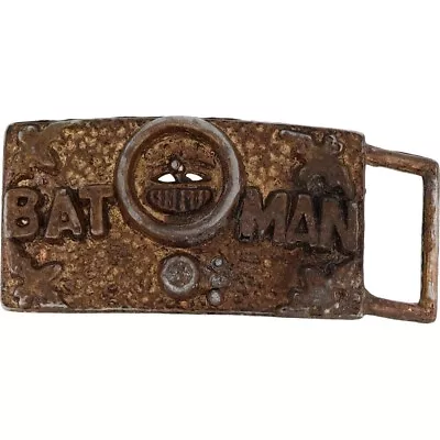 Antique Batman Bat Superhero Rare DC Comic Book Movie 1960s Vintage Belt Buckle • £47.57