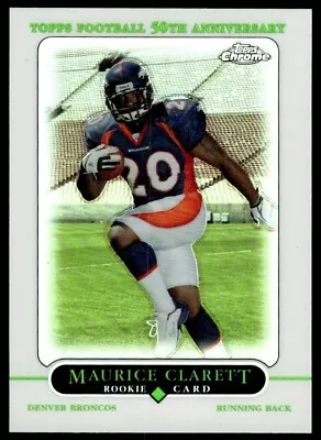 2005 Topps Chrome Refractor Maurice Clarett Denver Broncos #172 • $1.75