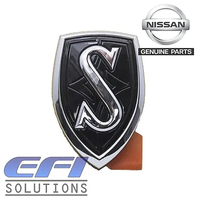 Genuine Nissan Bonnet Hood Badge / Emblem (Black)  S14 - S2  Silvia 200sx • $72.34
